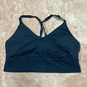 Aerie offline navy blue strap sports bra